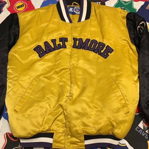 STARTER Other - Vintage Starter Baltimore Ravens Satin Jacket